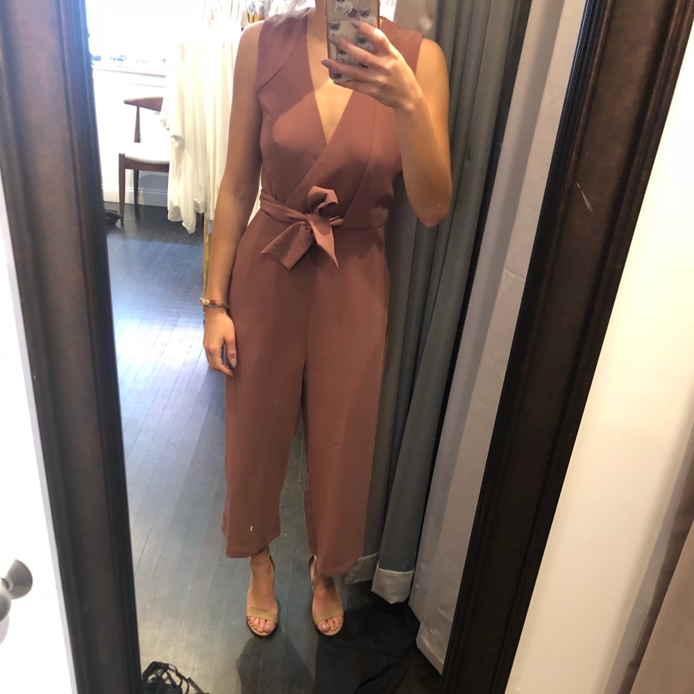 Tie Waist Pantsuit - Picture 1 of 5